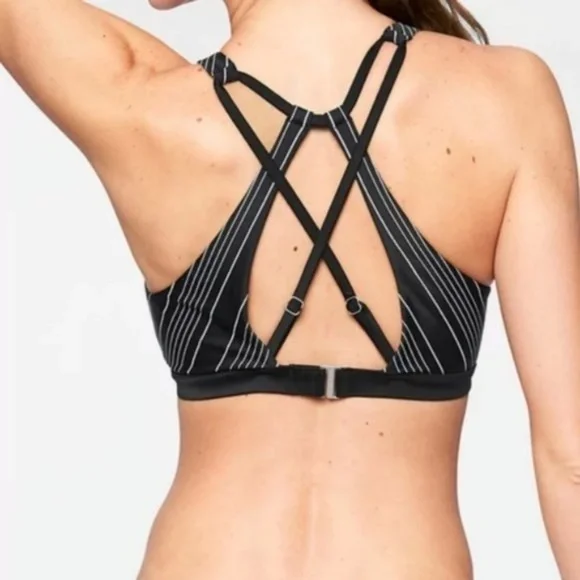 Athleta Chevron High Neck Bikini - Picture 2 of 5